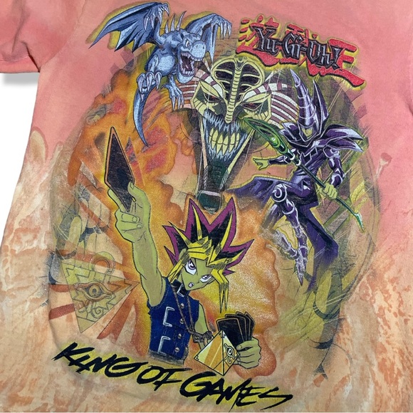 Vintage Y2K Yu-Gi-Oh! Tie Dye T-Shirt - Picture 2 of 3